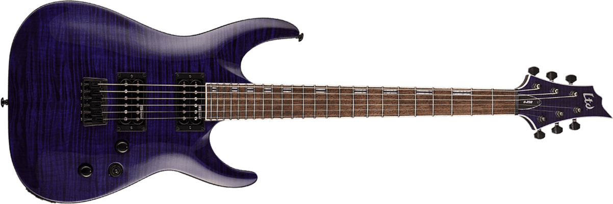 Ltd H-200fm Hh Ht Jat - See Thru Purple - Str shape electric guitar - Main picture