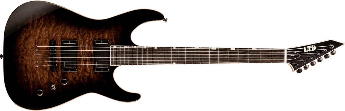 Ltd Josh Middleton Jm-ii 2h Fishman Fluence Modern Ht Eb - Black Shadow Burst - Double cut electric guitar - Main picture