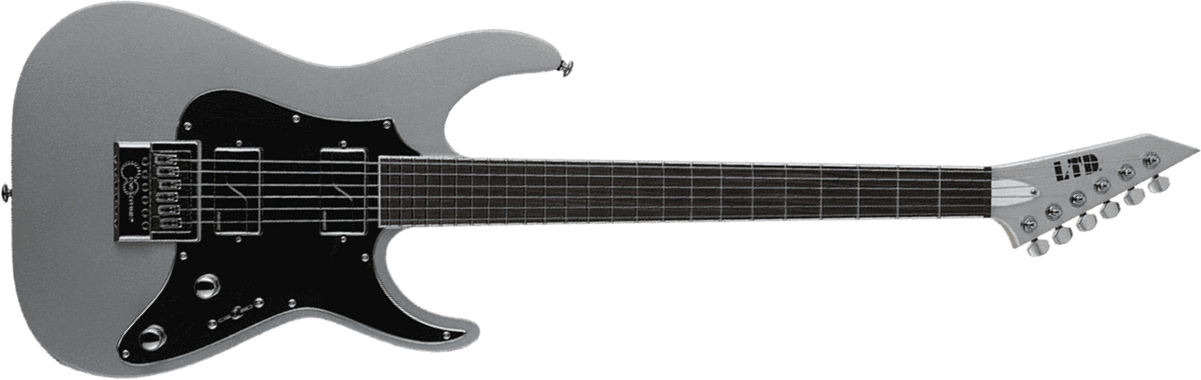 Ltd Ken Susi Ks M-6 Evertune Signature Hh Fishman Fluence Ht Eb - Metallic Silver - Str shape electric guitar - Main picture