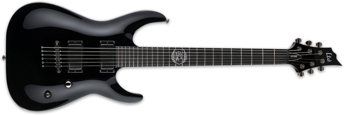 Ltd Lk-600 Luke Kilpatrick - Black - Str shape electric guitar - Main picture