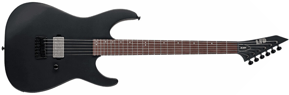 Ltd M 201HT black satin Str shape electric guitar