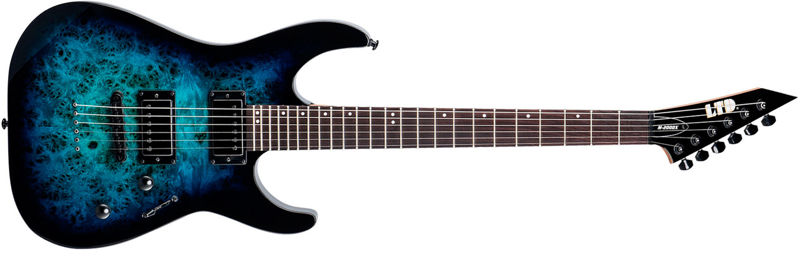 Ltd M200dx 2h Ht Rw - Blue Burst - Str shape electric guitar - Main picture