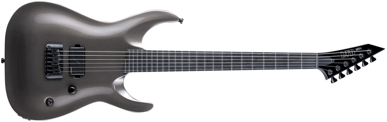 Ltd Mt-i Mick Thomson Signature 1h Ht Eb - Obsidian Metallic - Signature electric guitar - Main picture