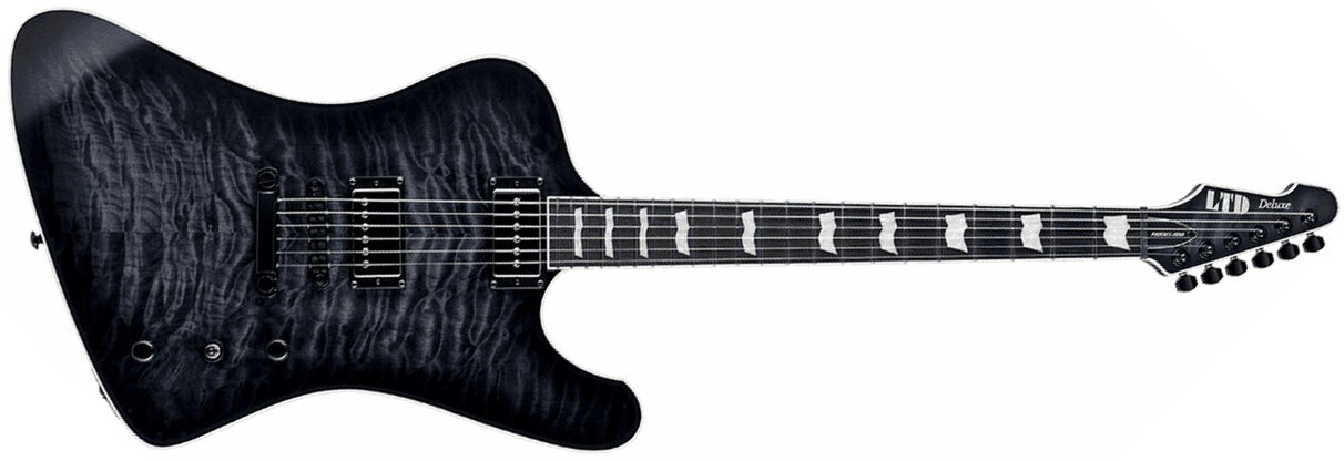 Ltd Phoenix-1000 Hs Seymour Duncan Ht Eb - See Thru Black Sunburst - Retro rock electric guitar - Main picture