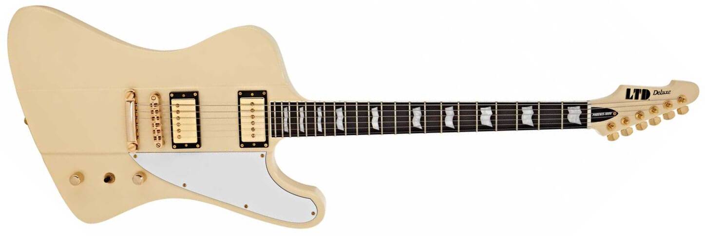 Ltd Phoenix 1000 Hs Seymour Duncan Ht Eb - Vintage White - Retro rock electric guitar - Main picture