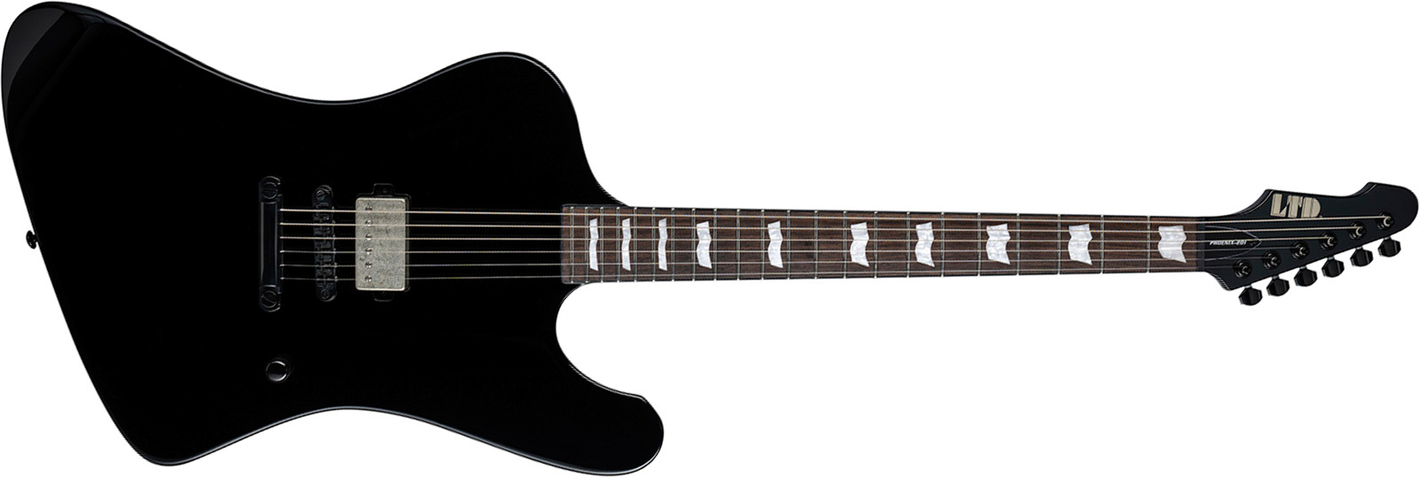 Ltd Phoenix 201 1h Ht Rw - Black - Retro rock electric guitar - Main picture
