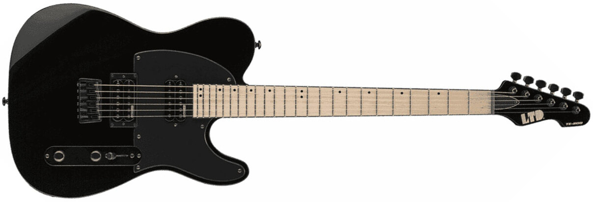 Ltd Te-200m Hh Ht Mn - Black - Tel shape electric guitar - Main picture