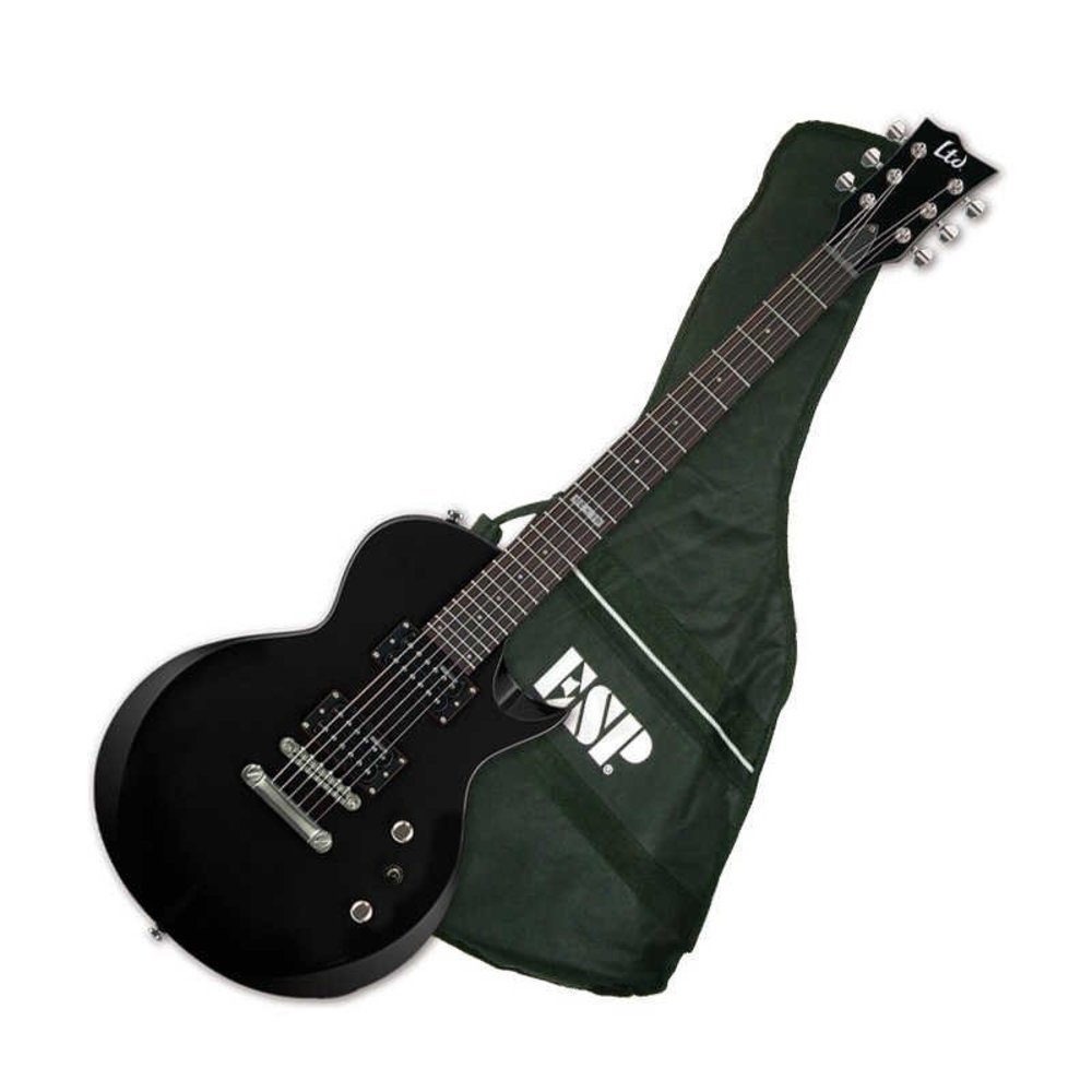 Ltd Ec-10 Kit Hh Ht Rw +housse - Black - Single cut electric guitar - Variation 2