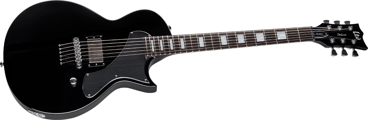 Ltd Ec-01ft 1h Seymour Duncan Ht Eb - Black - Metal electric guitar - Variation 2