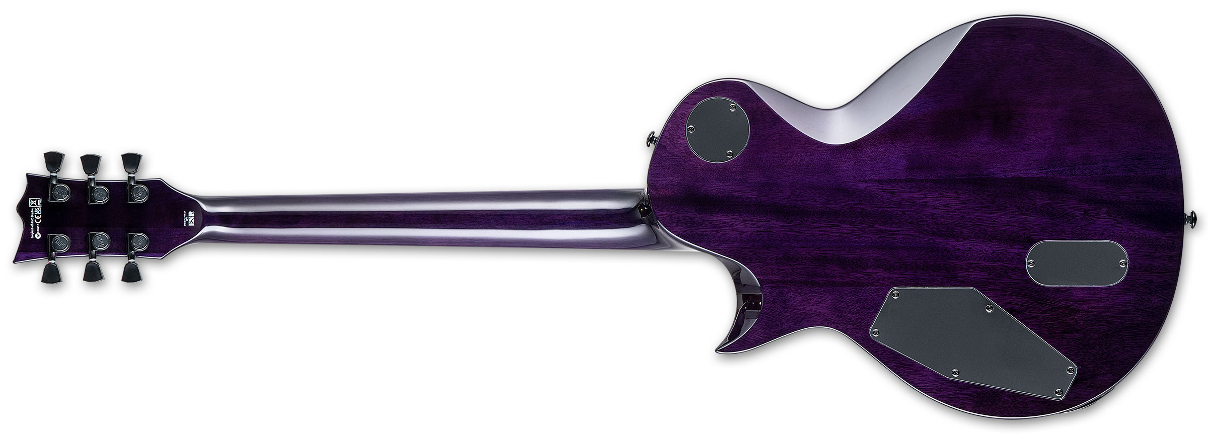 Ltd Ec-1000 Hh Ht Emg Eb - See Thru Purple Sunburst - Single cut electric guitar - Variation 2