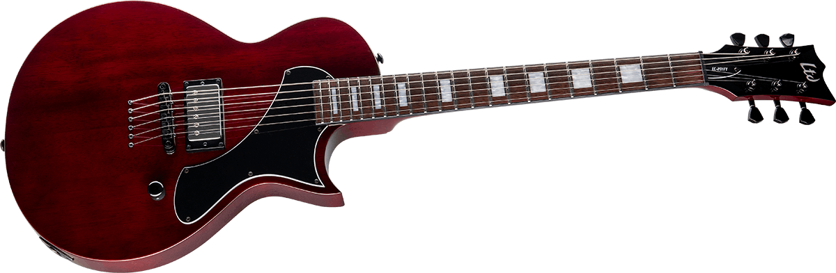 Ltd Ec-201 1h Ht Jat - See Thru Black Cherry - Metal electric guitar - Variation 2