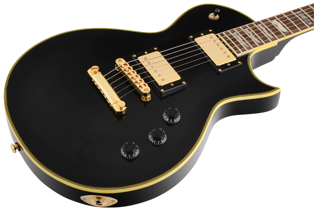 Ltd Ec-256 Hh Ht Jat - Black - Single cut electric guitar - Variation 2