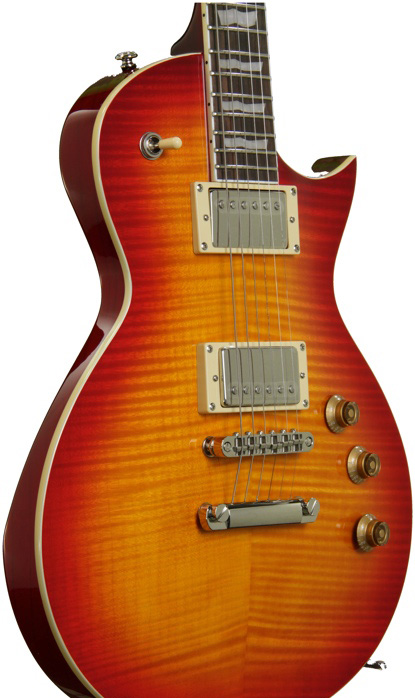 Ltd Ec-256fm Hh Ht Rw - Cherry Sunburst - Single cut electric guitar - Variation 2
