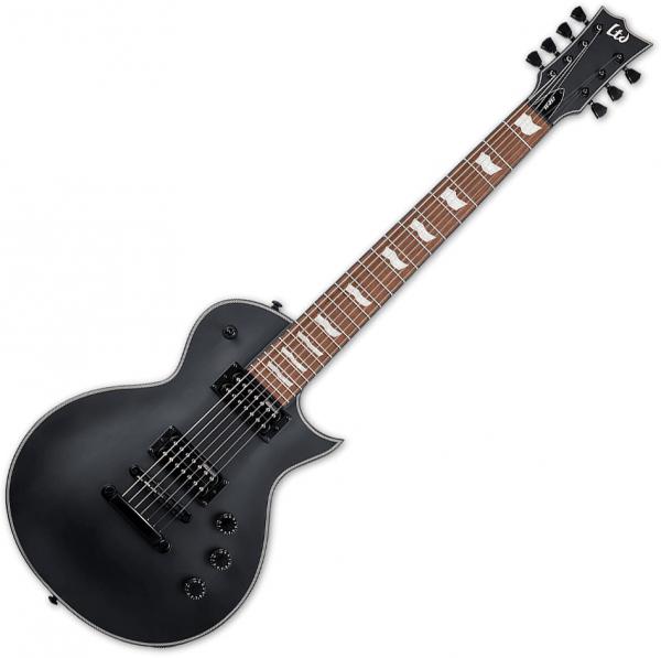 Solid body electric guitar Ltd EC-257 - Black satin