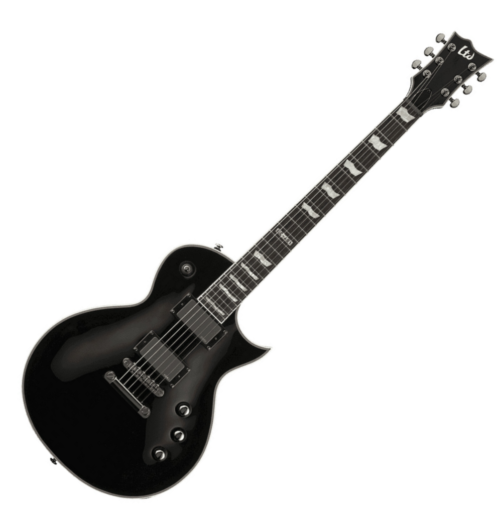 Ltd Ec-401 Hh Emg Ht Rw - Black - Single cut electric guitar - Variation 5