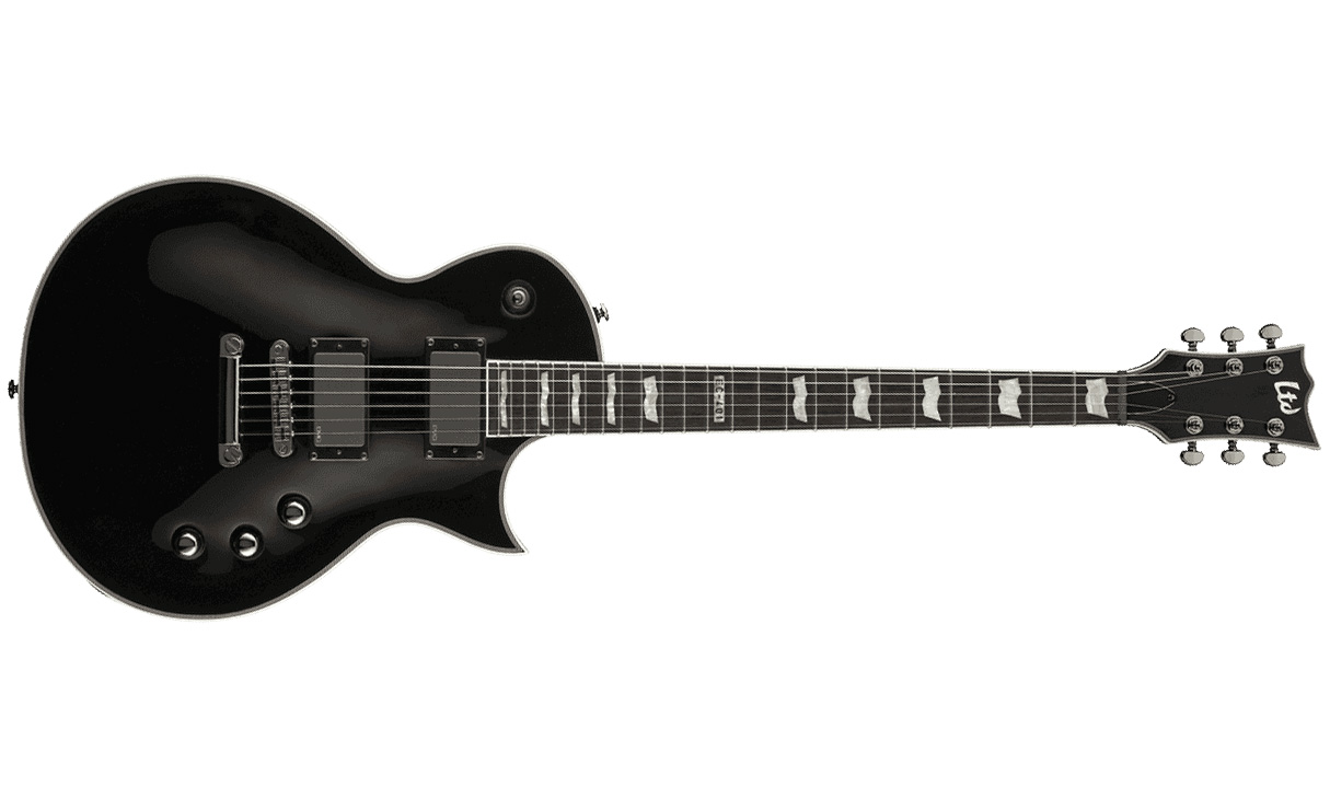 Ltd Ec-401 Hh Emg Ht Rw - Black - Single cut electric guitar - Variation 4