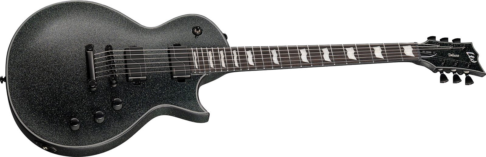 Ltd Ec1000 2h Fishman Fluence Ht Eb - Granite Sparkle - Single cut electric guitar - Variation 2