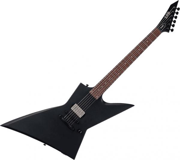 Ltd EX201 black satin Solid body electric guitar black
