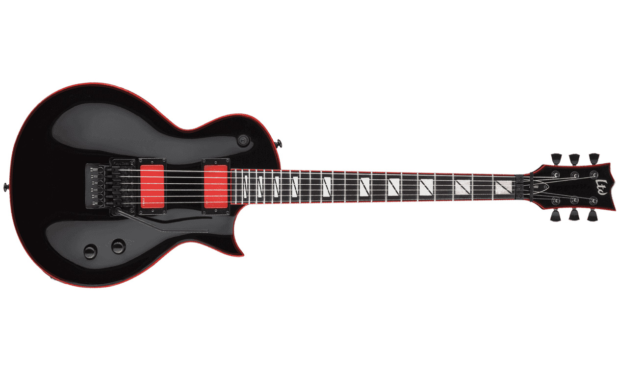Ltd Gary Holt Gh-600 Signature 2h Emg Fr Eb - Black - Single cut electric guitar - Variation 1