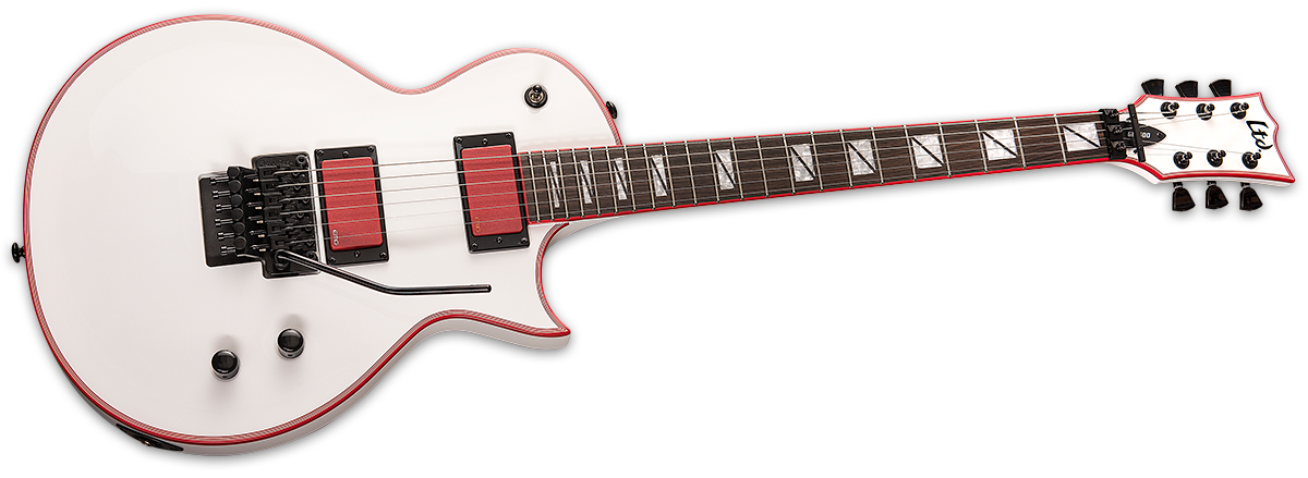 Ltd Gary Holt Gh-600 Signature Hh Fr Eb - Snow White - Single cut electric guitar - Variation 1