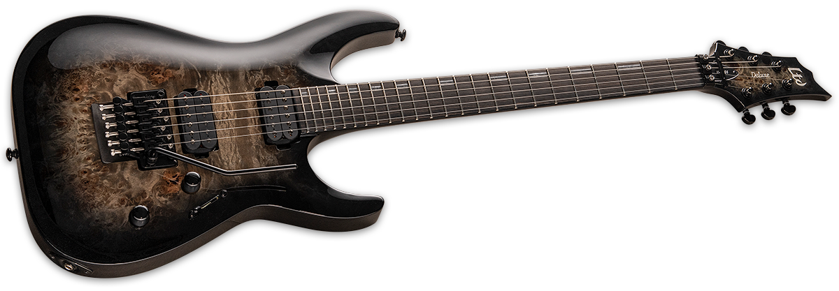 Ltd H-1001fr 2h Seymour Duncan Fr Eb - Black Natural Burst - Str shape electric guitar - Variation 1