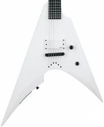Metal electric guitar Ltd Arrow-NT Arctic Metal - Snow white satin