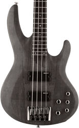 Solid body electric bass Ltd B-204SM - See through black