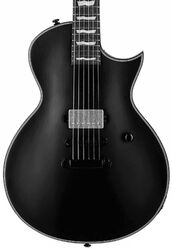 Single cut electric guitar Ltd EC-201 - Black satin