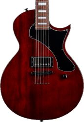 Metal electric guitar Ltd EC-201FT - See thru black cherry