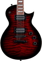 Metal electric guitar Ltd EC-256 - See Thru Black Cherry Sunburst