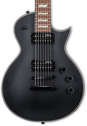 7 string electric guitar Ltd EC-257 - Black satin