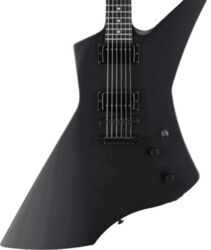 Metal electric guitar Ltd James Hetfield Snakebyte - Black satin
