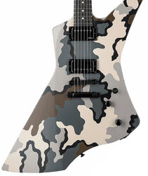 Metal electric guitar Ltd James Hetfield Snakebyte Camo - Kuiu camo satin
