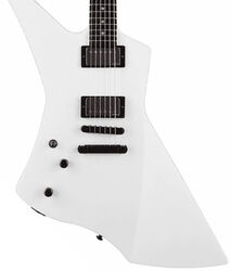 Left-handed electric guitar Ltd James Hetfield Snakebyte LH Left Hand - Snow white