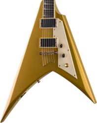 Metal electric guitar Ltd KH-V 602 Kirk Hammett Signature - Metallic gold