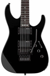 Str shape electric guitar Ltd Kirk Hammett KH-202 - Black