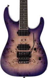 Str shape electric guitar Ltd M-1000 DELUXE - Purple natural burst