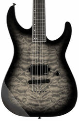 Str shape electric guitar Ltd M-1001NT - Charcoal burst