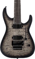 Metal electric guitar Ltd M-1007 - charcoal black