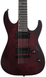 Str shape electric guitar Ltd M-207 Baritone DX - Crimson Satin