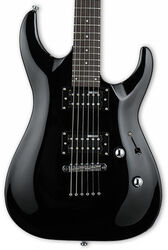 Str shape electric guitar Ltd MH-10 Kit +bag - Black