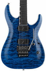 Str shape electric guitar Ltd MH-1000 - Black ocean