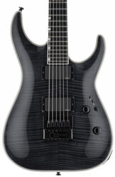 Str shape electric guitar Ltd MH-1000 Evertune - See thru black