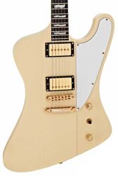 Retro rock electric guitar Ltd Phoenix-1000 - vintage white