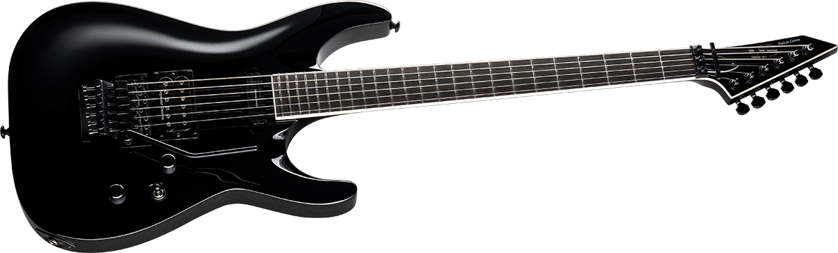 Ltd Horizon Custom '87 Floyd Rose Hs Seymour Duncan Eb - Black - Metal electric guitar - Variation 1