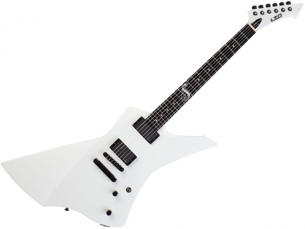 Solid body electric guitar Ltd James Hetfield Snakebyte - Snow white