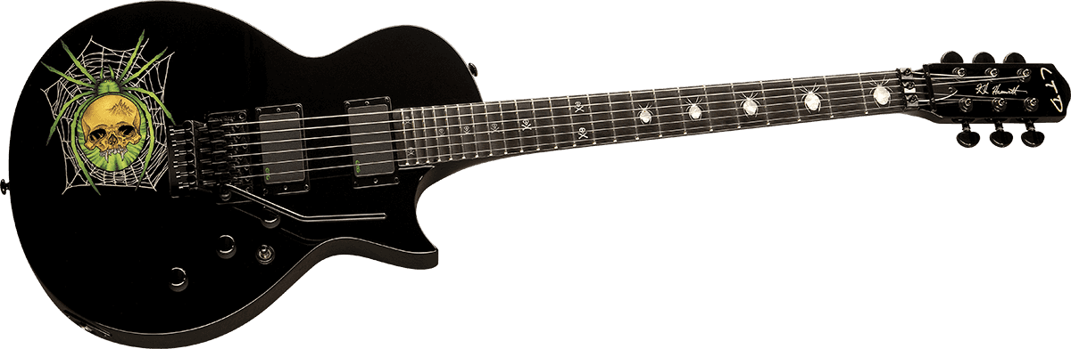 Ltd Kh3 Kirk Hammett 30th Anniversary Fr Hh Eb - Black - Single cut electric guitar - Variation 2
