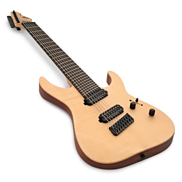 Ltd M1008MS MultiScale natural satin Multiscale guitar natural