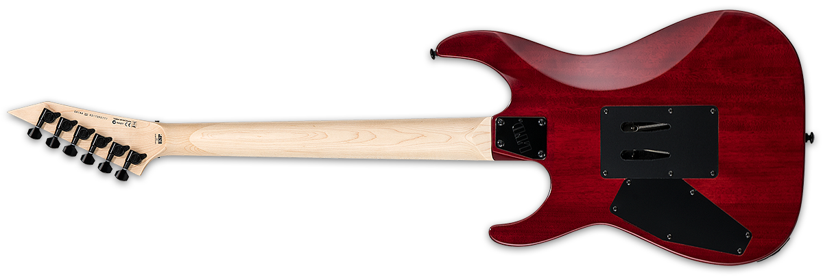 Ltd M-200fm Hh Fr Jat - See Thru Red - Str shape electric guitar - Variation 2