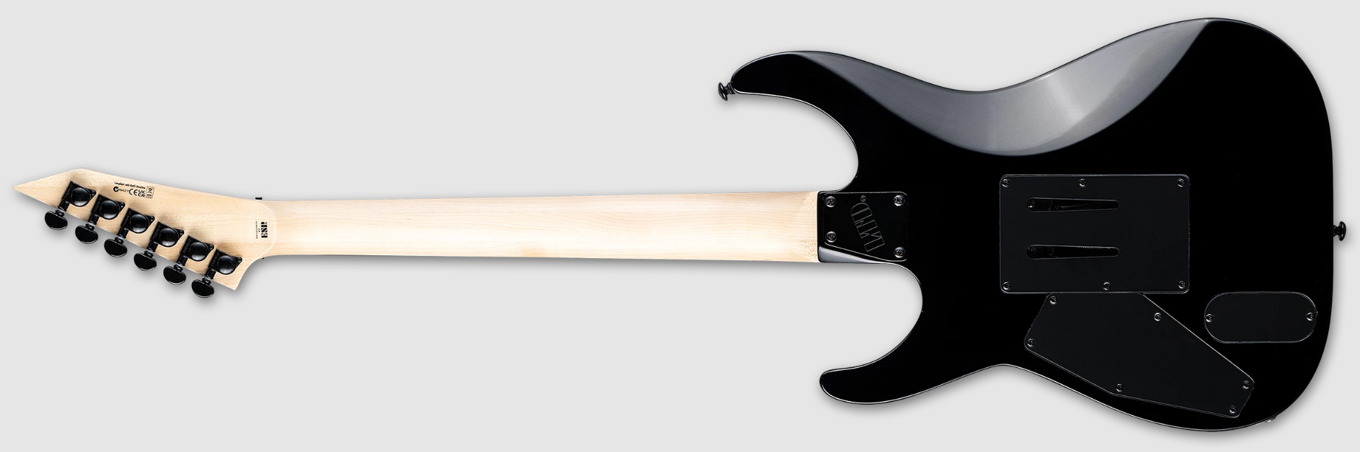 Ltd M1000 Maple 2h Fishman Fluence Modern Fr Mn - Black - Str shape electric guitar - Variation 1